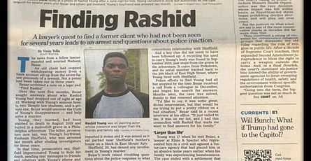 Jeff and his team were instrumental in “finding Rashid”